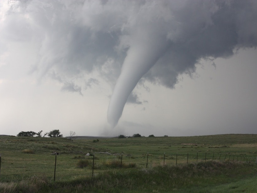 Severe weather resulting in a tornado