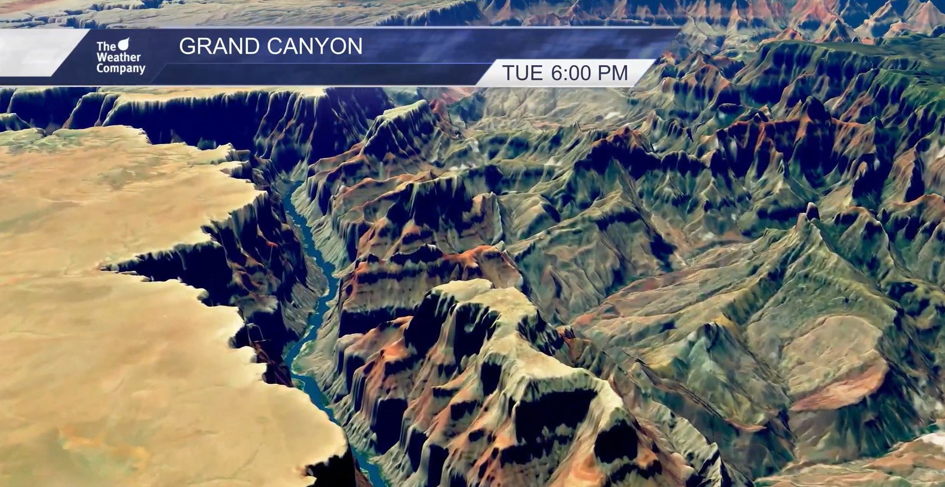The Grand Canyon as seen on MAXimum Earth
