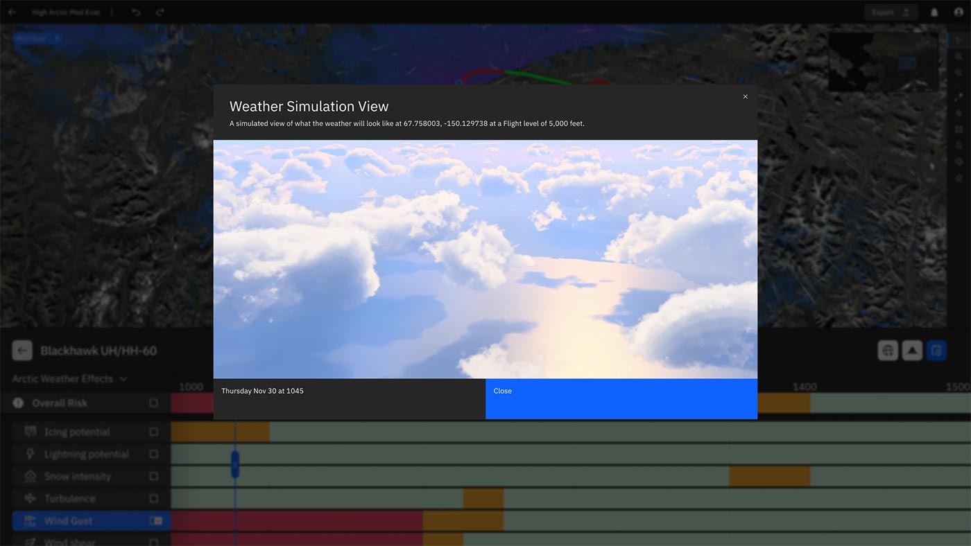 WeatherversePlanner-WeatherSimatFlightLevel