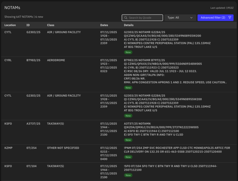 Different Notasm Smarter Aviation NOTAMs: Improve Flight Planning Efficiency with AI