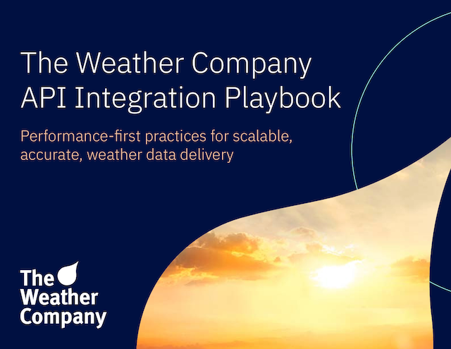The Weather Company API Integration Guide cover