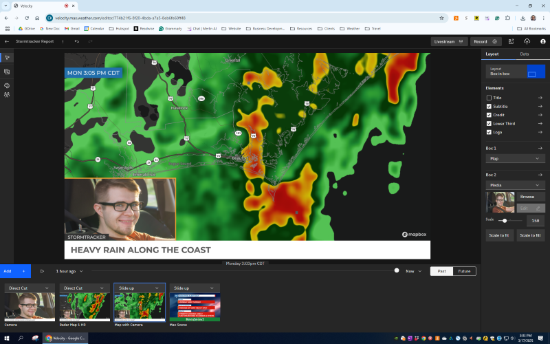 Max Velocity alert example