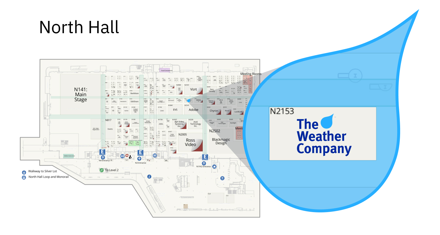 The Weather Company at NAB booth 2153