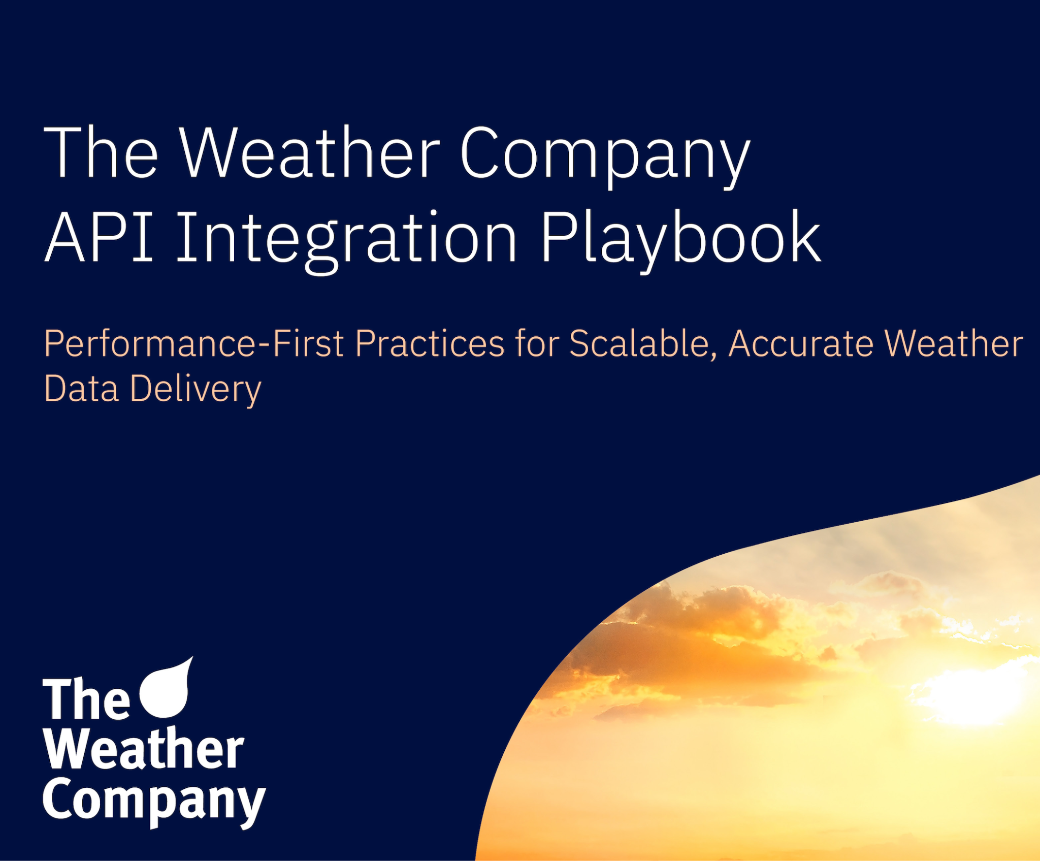 The Weather Company API Integration Playbook